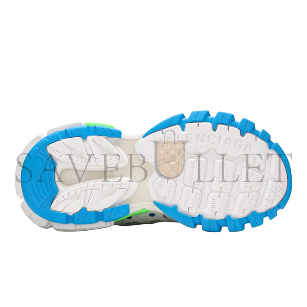 Ba*len*cia*ga track sneaker white green 542436w2bc30285