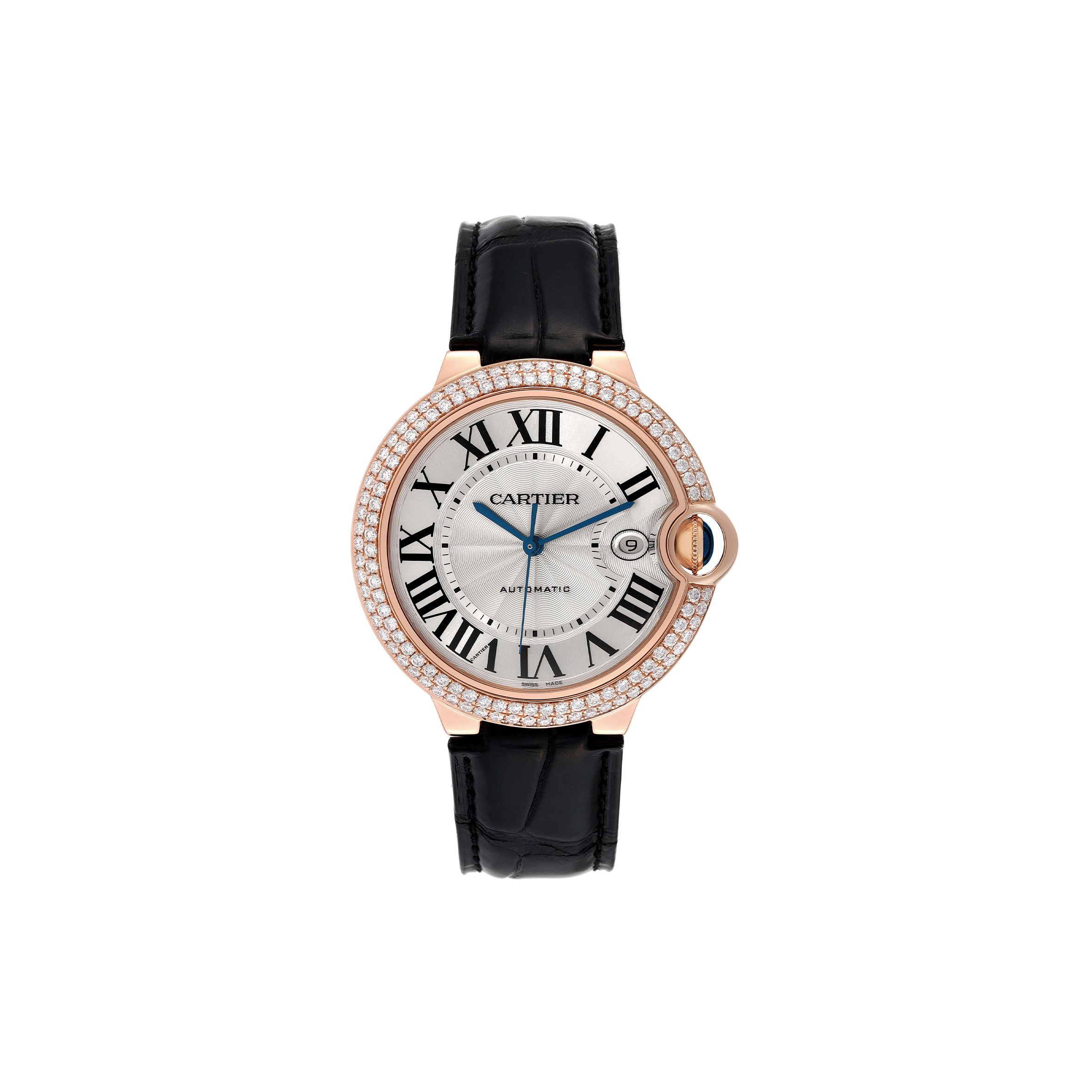 ca*t*er ballon bleu 42 rose gold Di*m*nd mens watch we900851