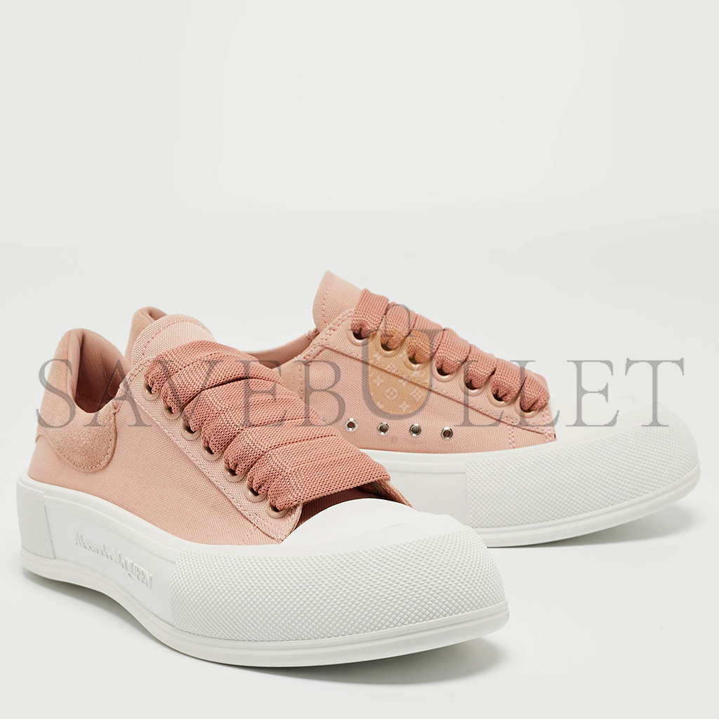 Ale*d*r m*q*en deck canvas sneakers 654593w4pq19297