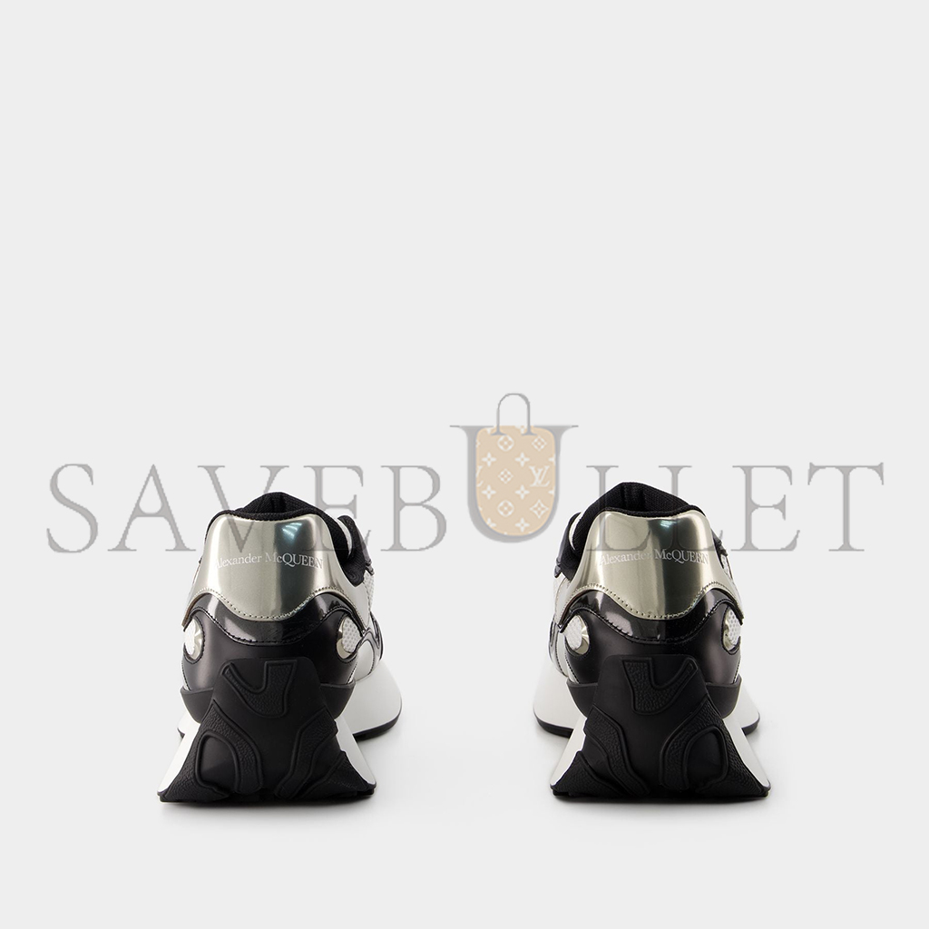 Ale*d*r m*q*en seal logo low top sneakers 750328w4wn18839