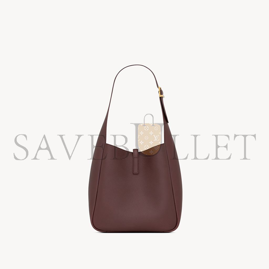 y*l le 5 À 7 S*pple small in grained leather 713938aaauq6475 (23*22*8cm)