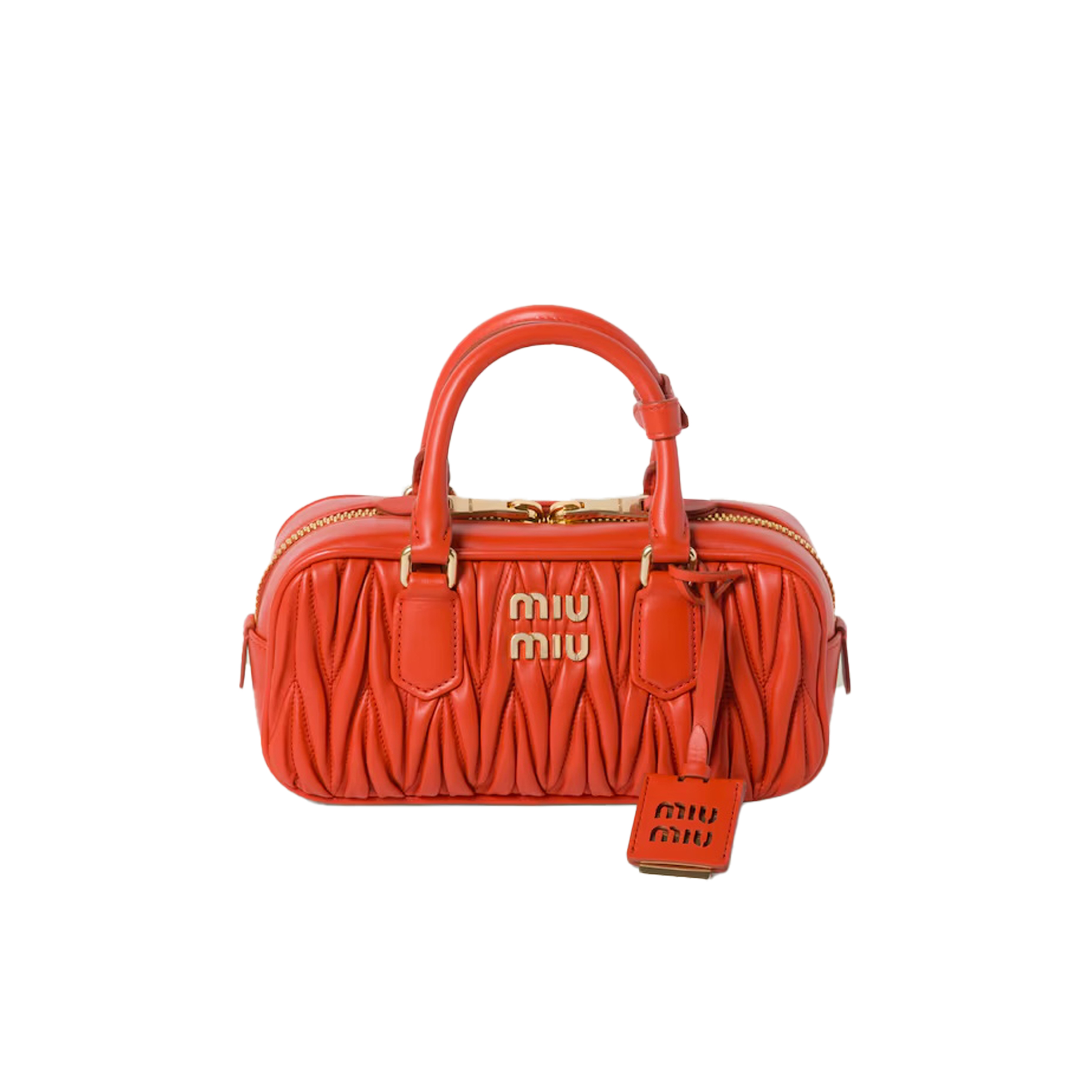 MIU MIU ARCADIE MATELASSÉ NAPPA LEATHER BAG 5BB142 (22*10.5*7.5cm)