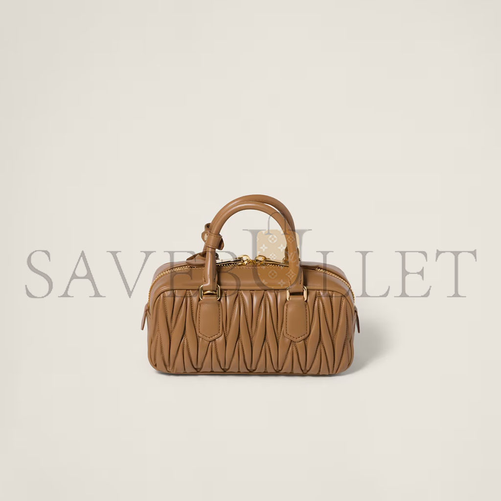 MIU MIU ARCADIE MATELASSÉ NAPPA LEATHER BAG 5BB142 (22*10.5*7.5cm)