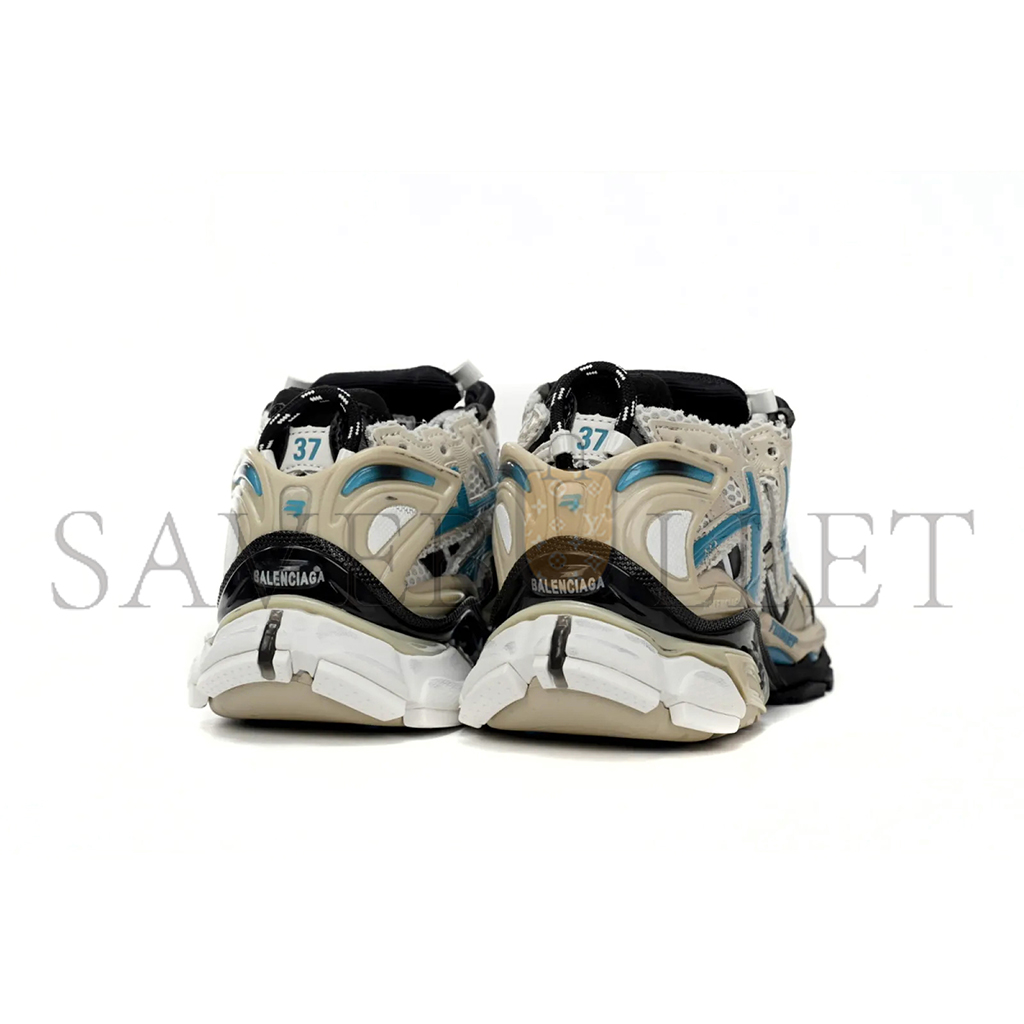Ba*len*cia*ga runner beige grey blue 677402w5rh60312