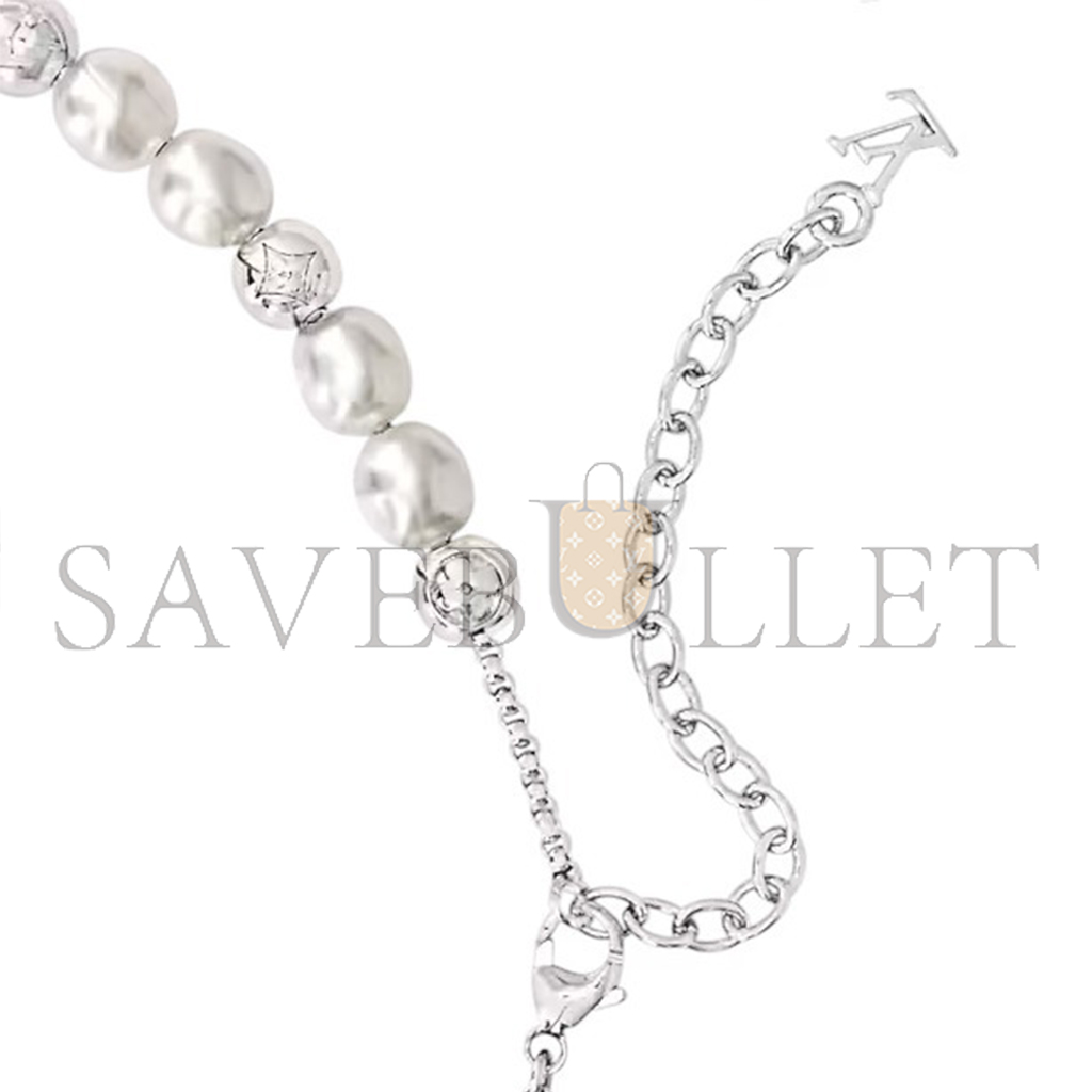 l**is V*t*n lv monogram pearls necklace m01783