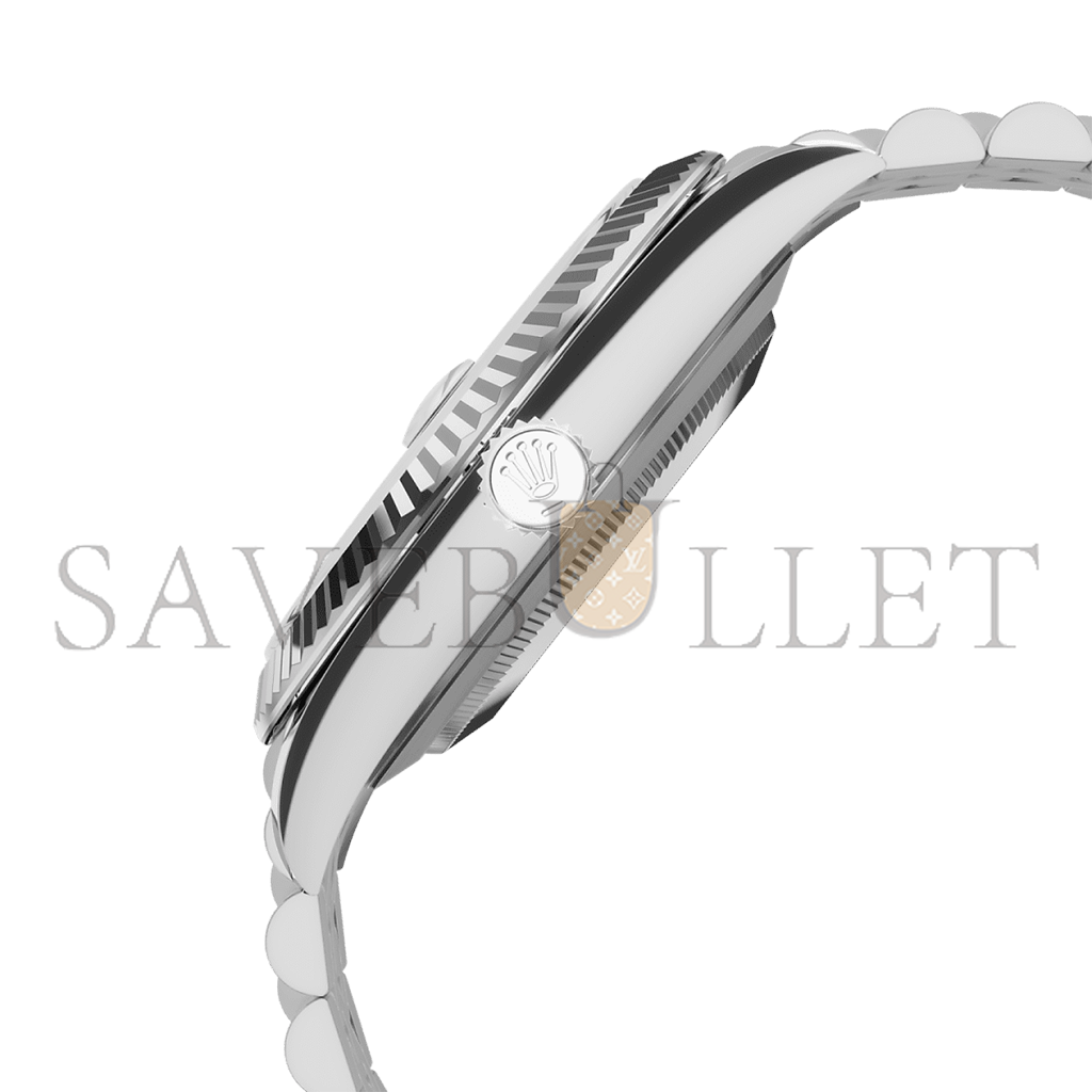 R*l*x datejust 41 oyster, 41 mm, oystersteel and white gold watch 126334