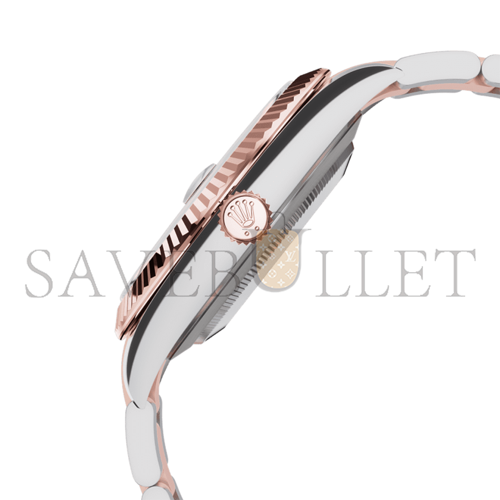 R*l*x datejust 41 oyster, 41 mm, oystersteel and everose gold watch 126331