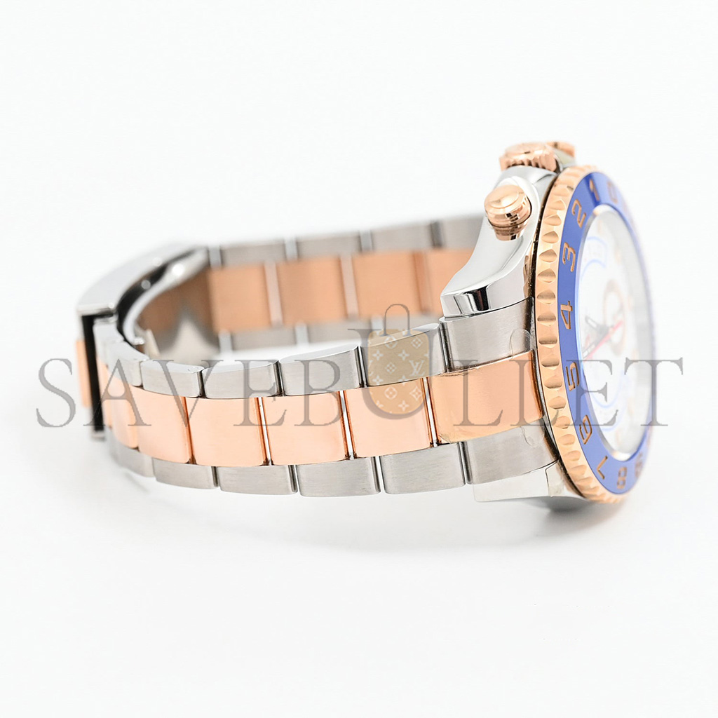 R*l*x yacht-master ii 44mm severose gold blue ceramic bezel watch 116681