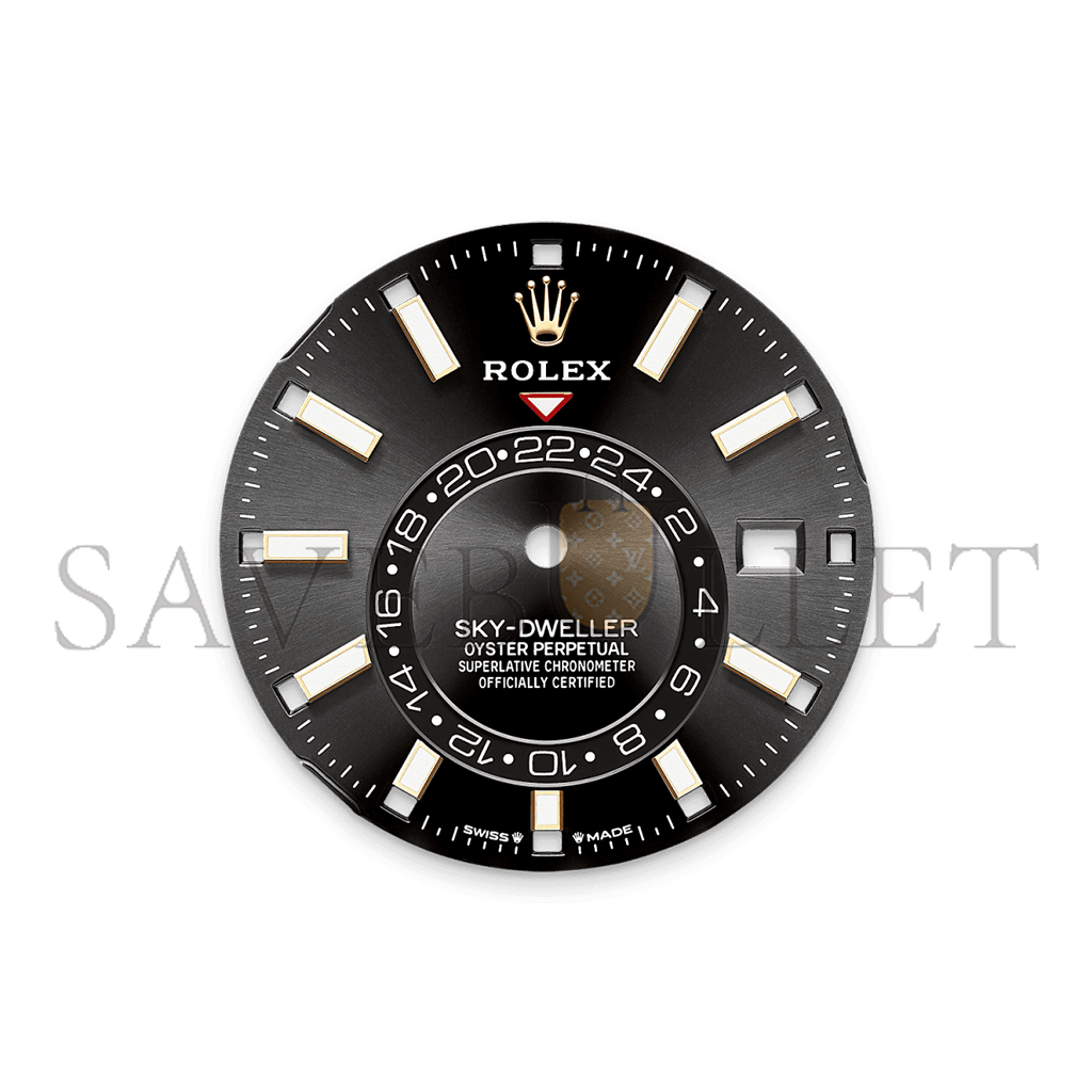 R*l*x sky-dweller oyster, 42 mm, yellow gold watch 336938