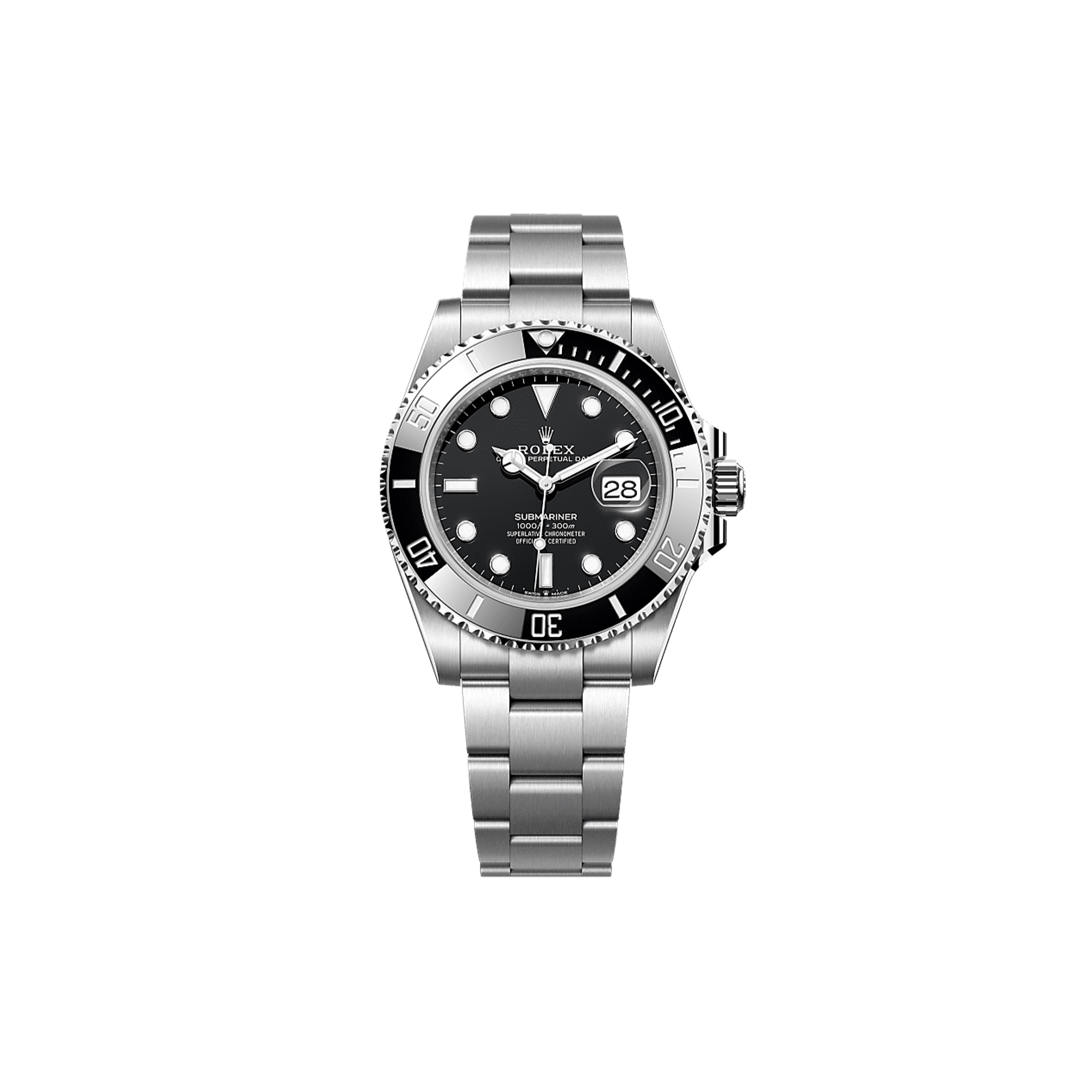R*l*x submariner date oyster, 41 mm, oystersteel watch 126610ln