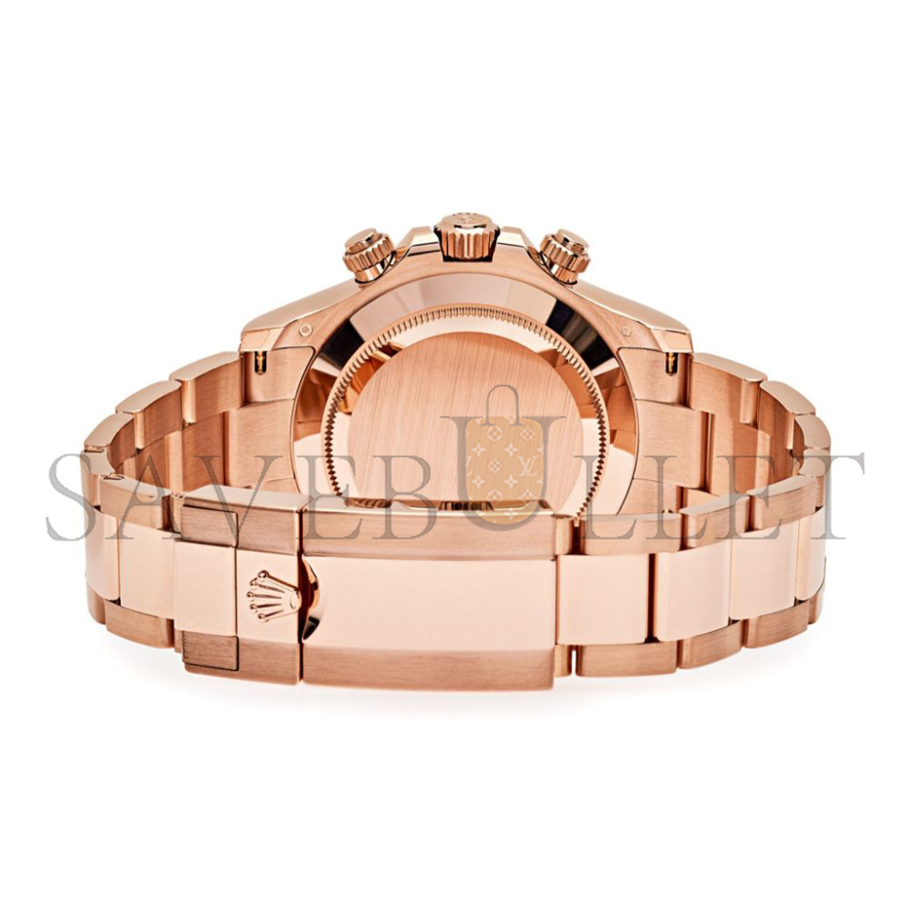 R*l*x daytona 18ct everose gold automatic ivory dial watch 116505-0005