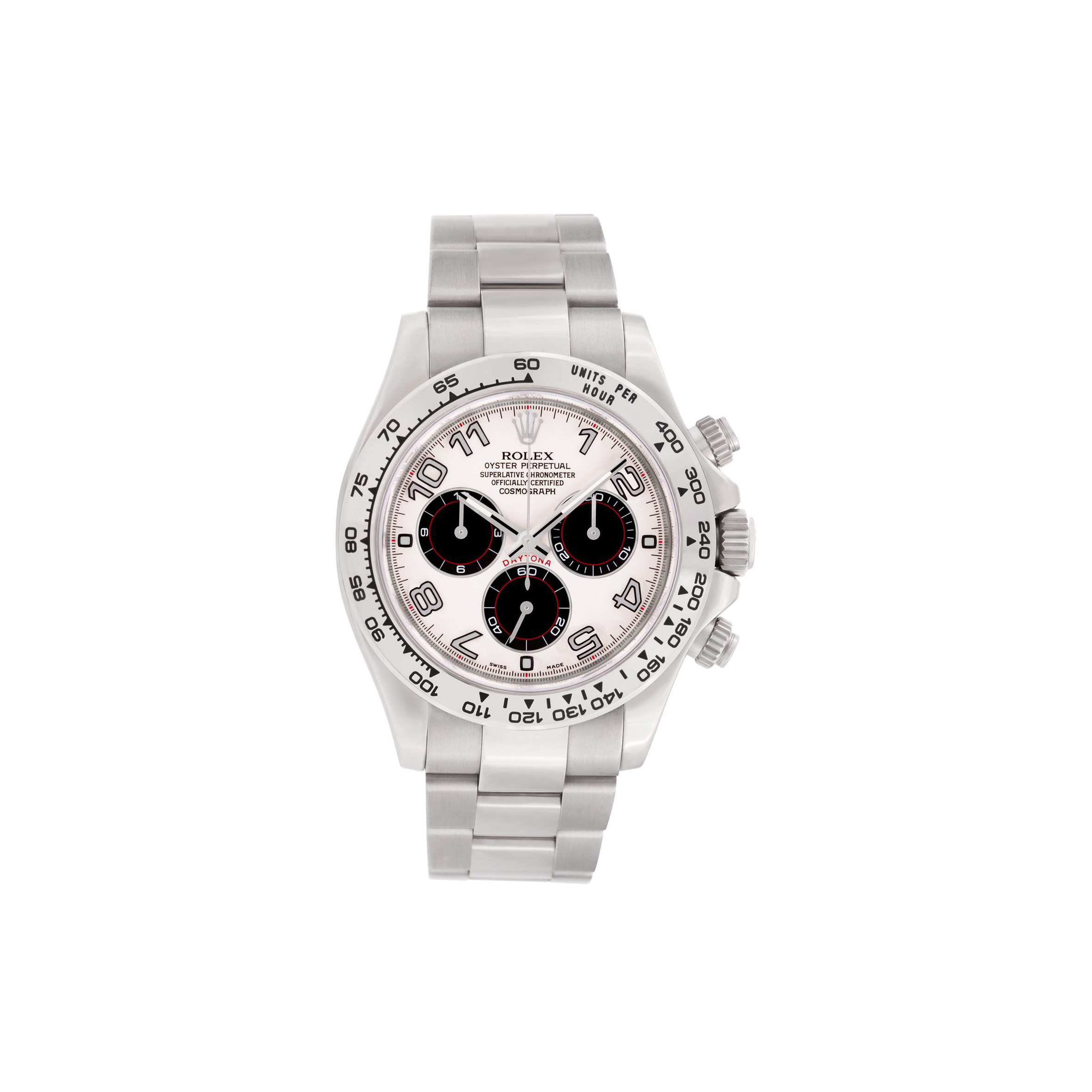 R*l*x daytona 116509 18k white gold watch 116509
