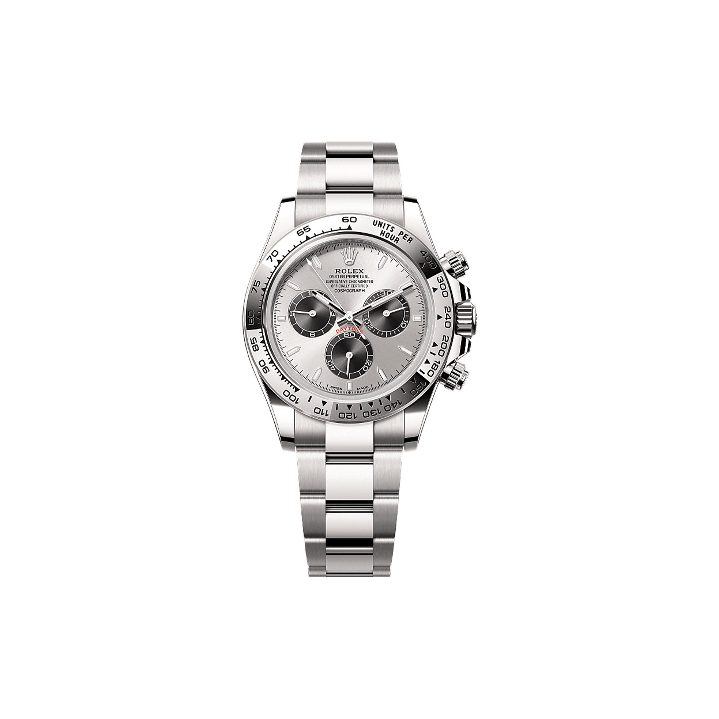 R*l*x cosmograph daytona oyster, 40 mm, white gold watch 126509