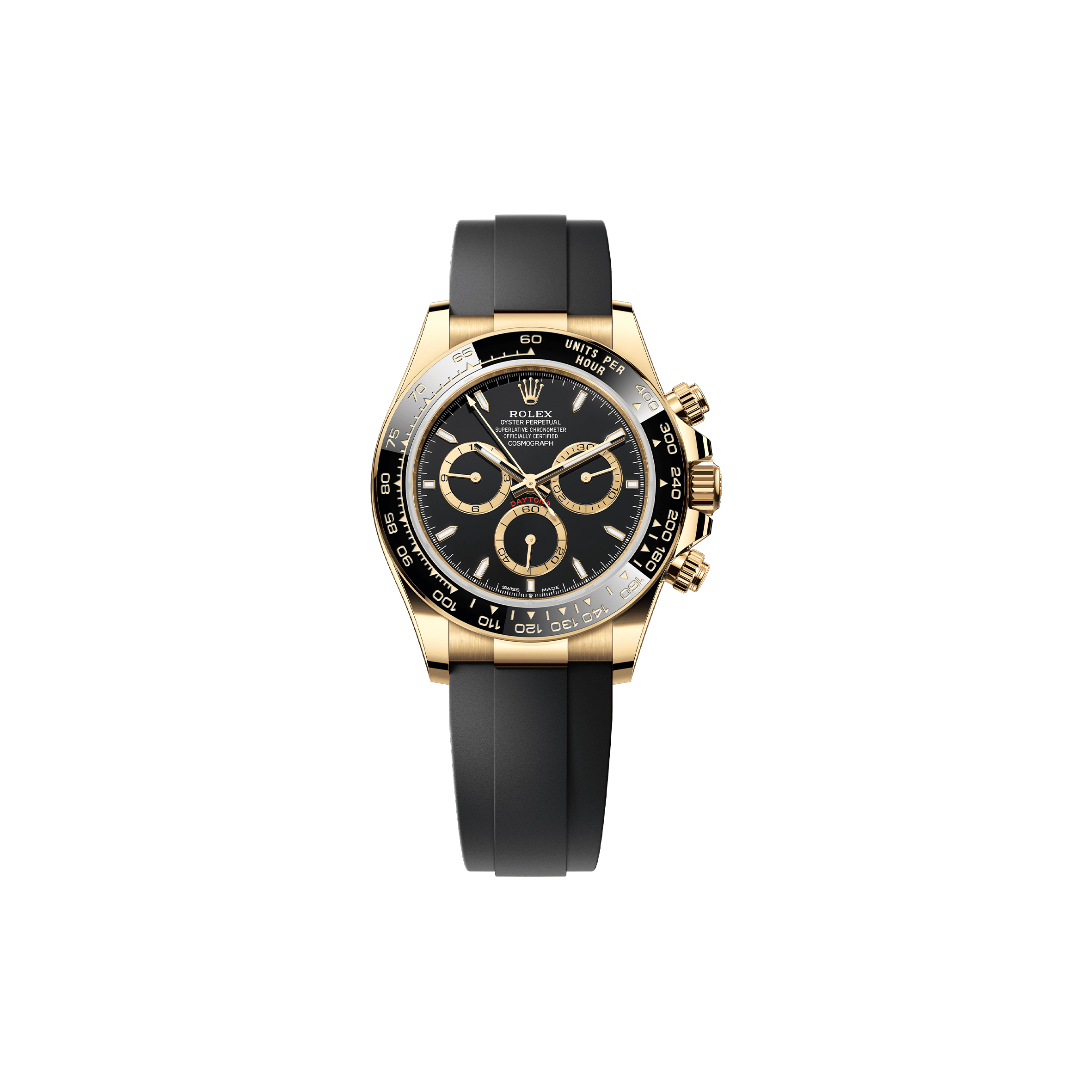 R*l*x cosmograph daytona oyster, 40 mm, yellow gold watch 126518ln