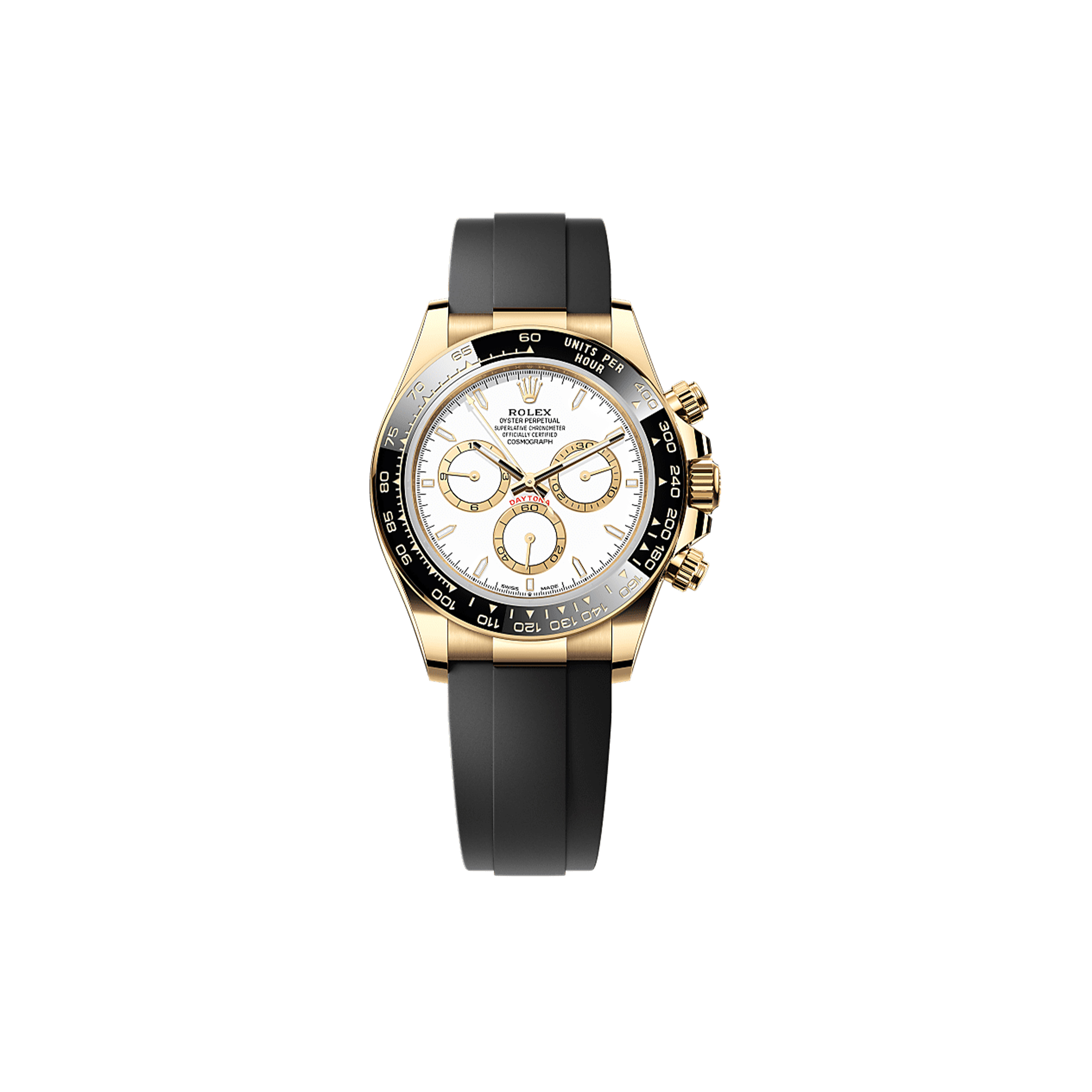 R*l*x cosmograph daytona oyster, 40 mm, yellow gold watch 126518ln