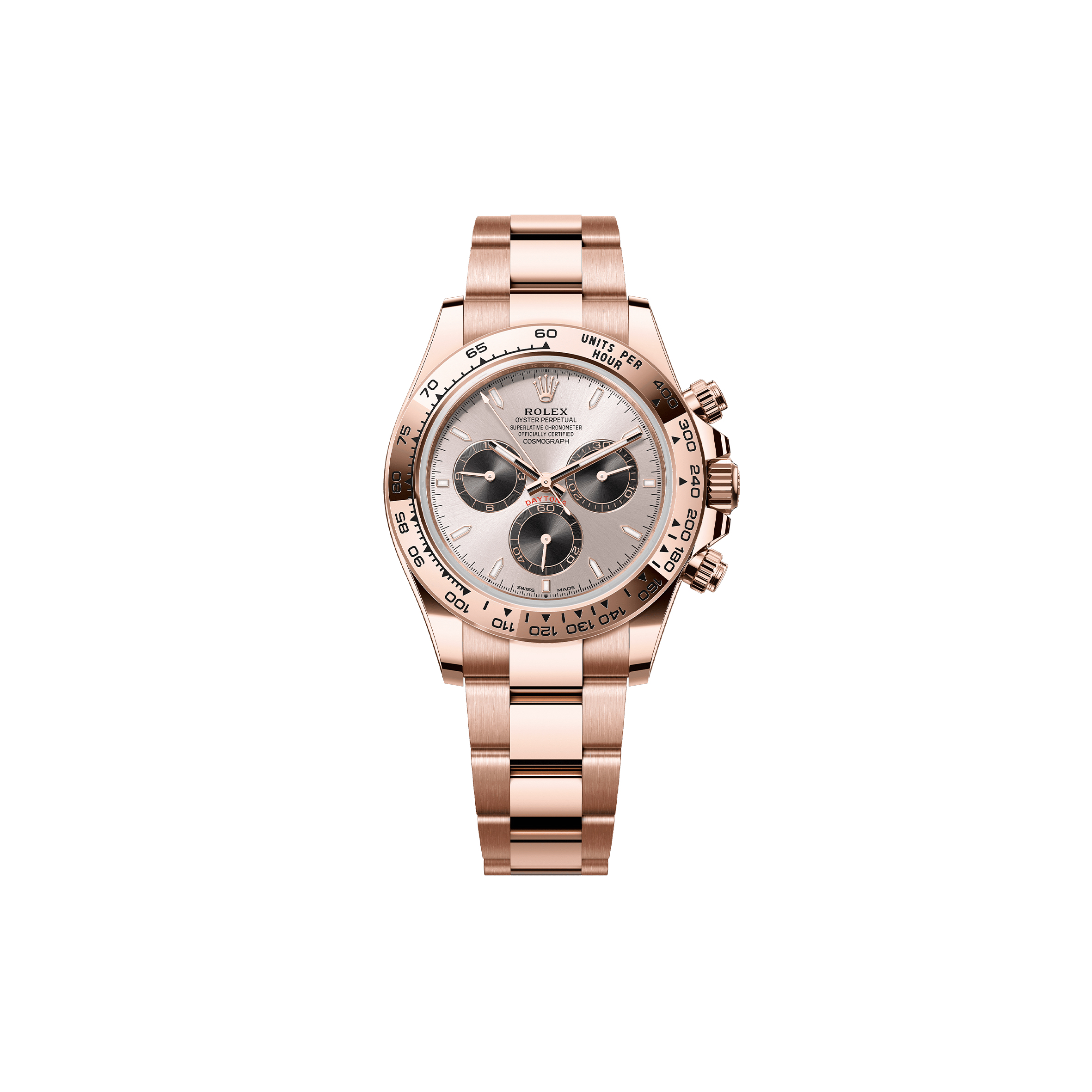 R*l*x cosmograph daytona oyster, 40 mm, everose gold watch 126505