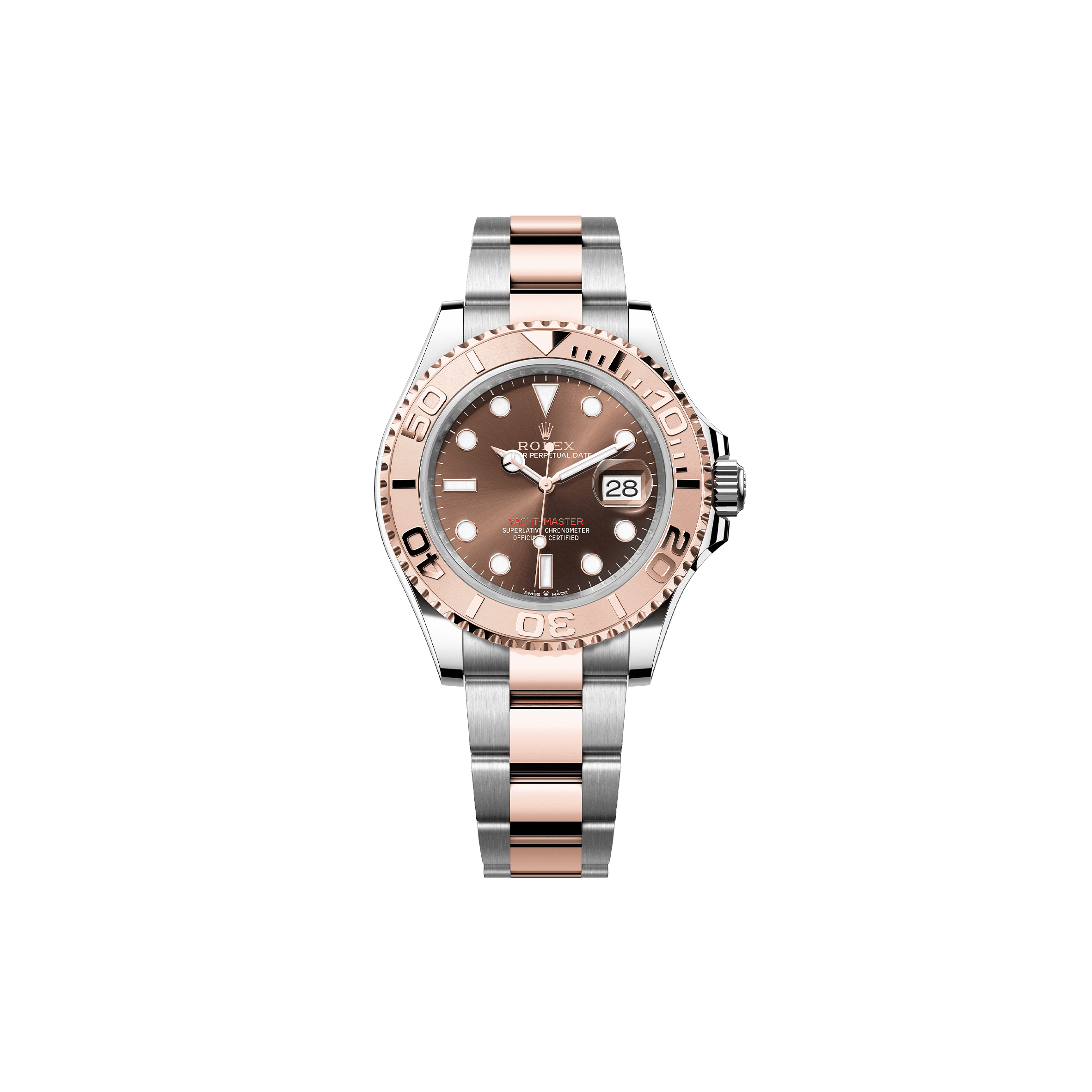 R*l*x yacht-master 40 oyster, 40 mm, oystersteel and everose gold watch 126621