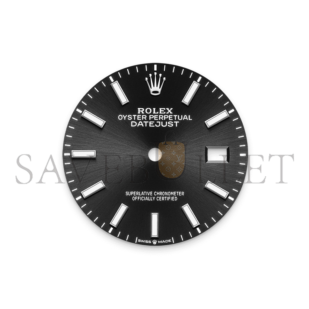 R*l*x datejust 36 oyster, 36 mm, oystersteel and white gold watch 126234-0015