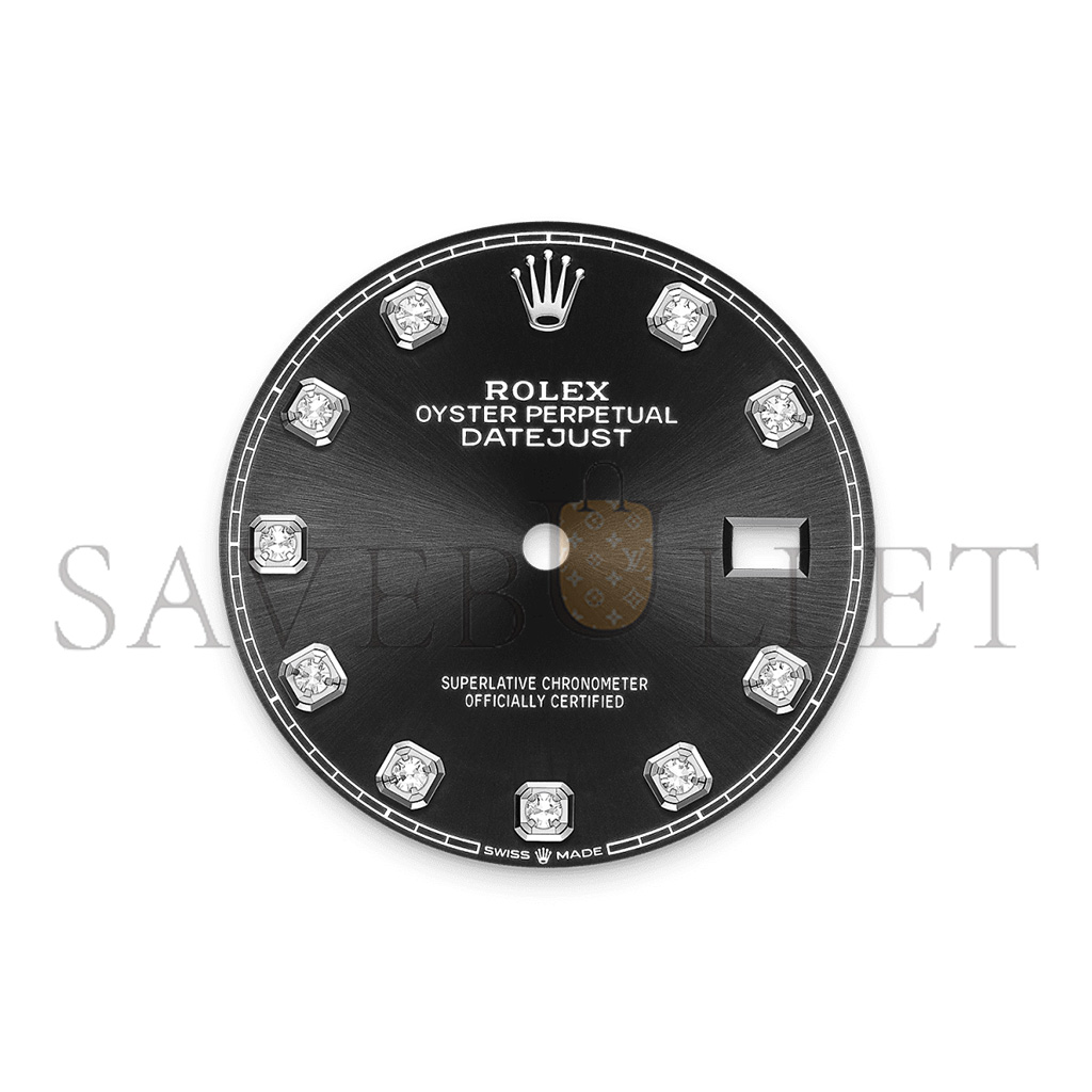 R*l*x datejust 36 oyster, 36 mm, oystersteel and white gold watch 126234-0027