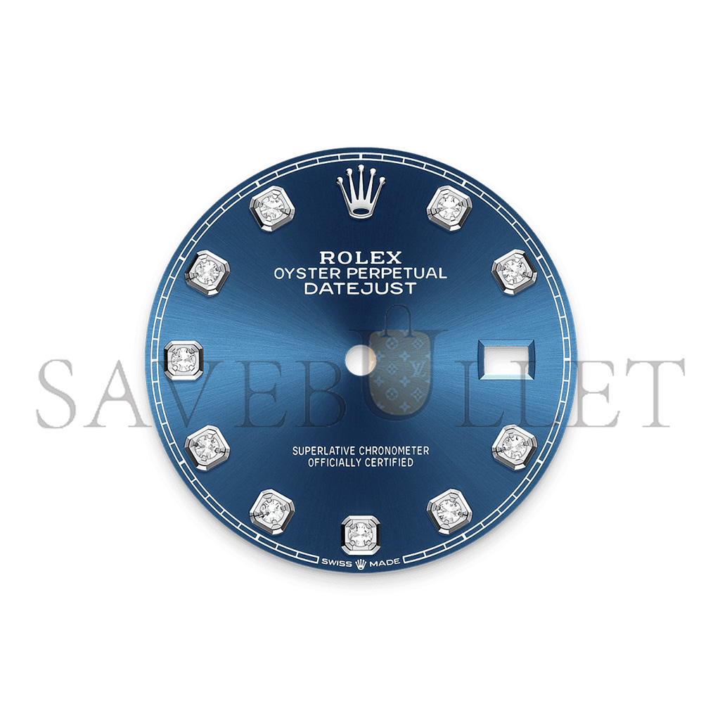 R*l*x datejust 36 oyster, 36 mm, oystersteel and white gold watch 126234-0037