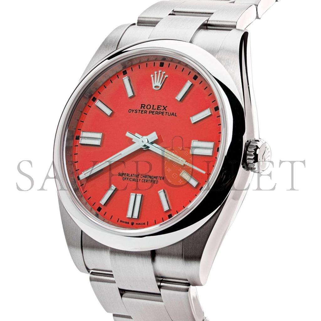 R*l*x oyster perpetual stainless 41mm watch 124300