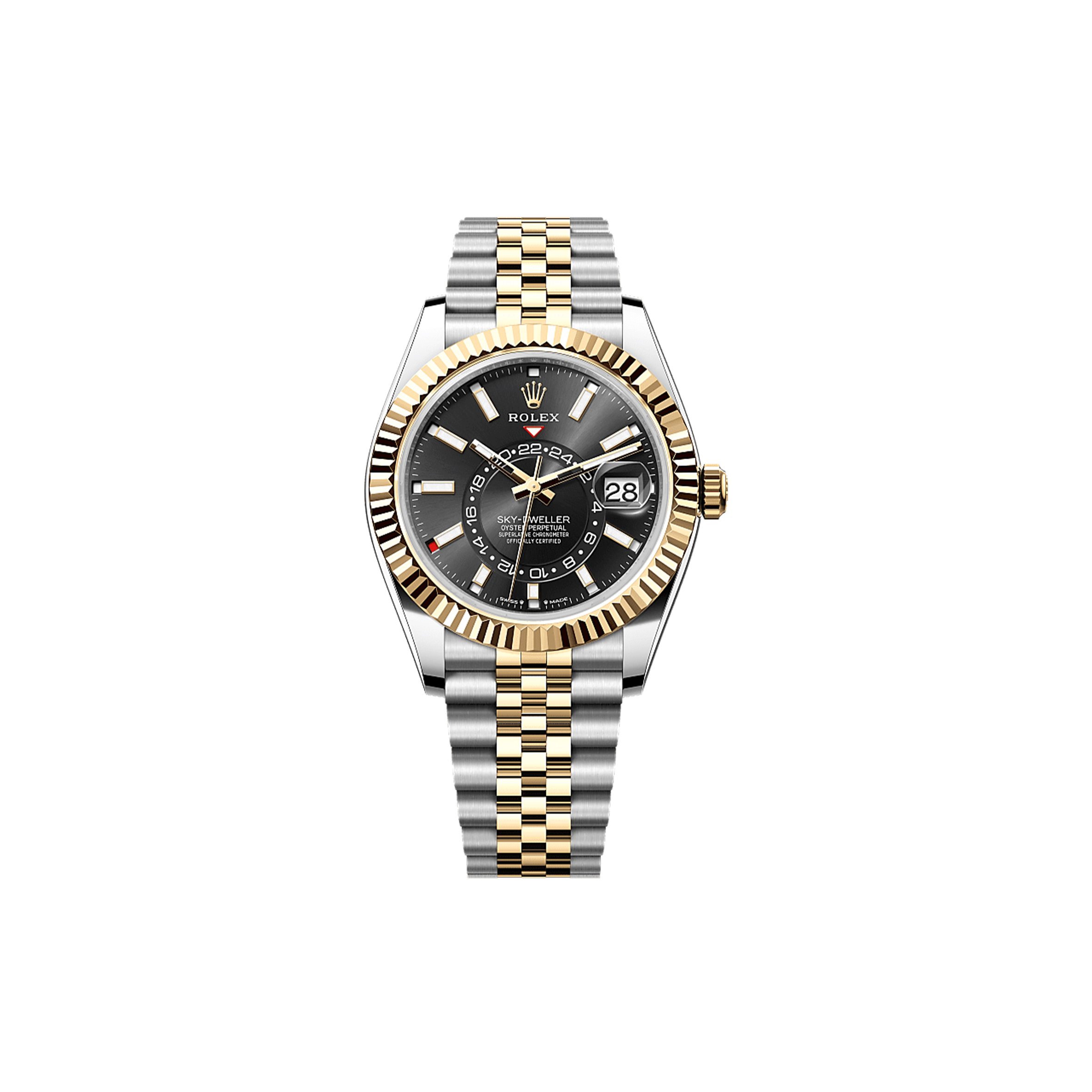R*l*x sky-dweller oyster, 42 mm, oystersteel and yellow gold watch 336933-0004