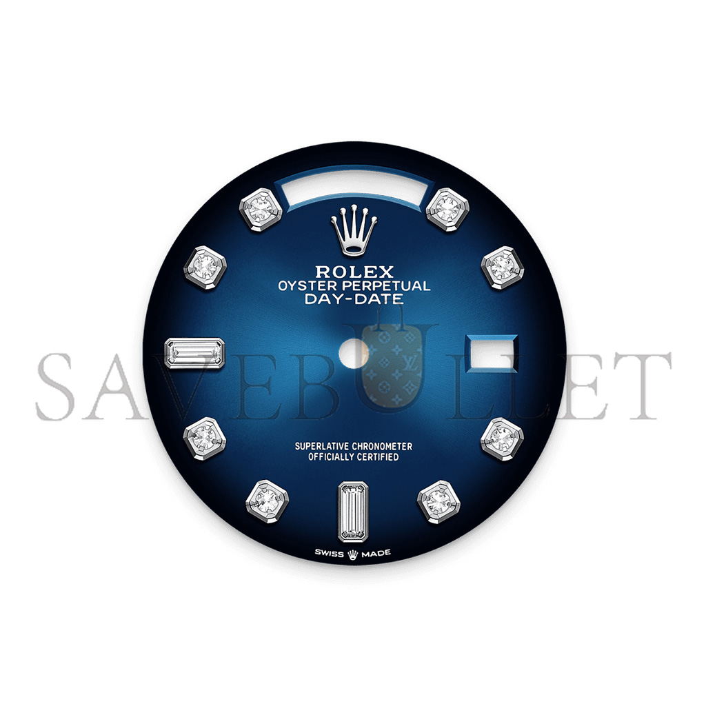 r*l*x day-date 36 oyster, 36 mm, white gold and Di*m*nds watch 128349rbr-0010