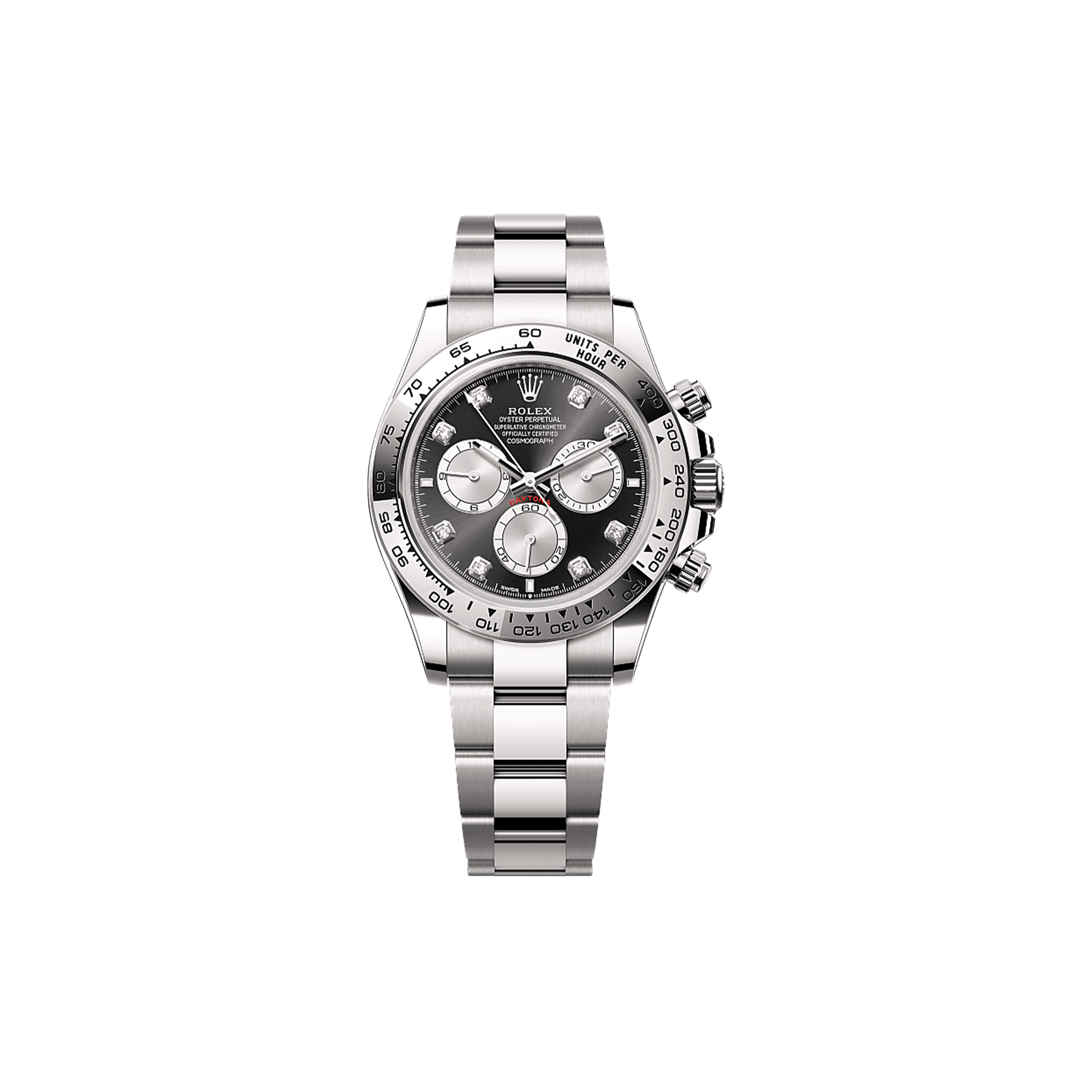 R*l*x cosmograph daytona oyster, 40 mm, white gold watch 126509-0002