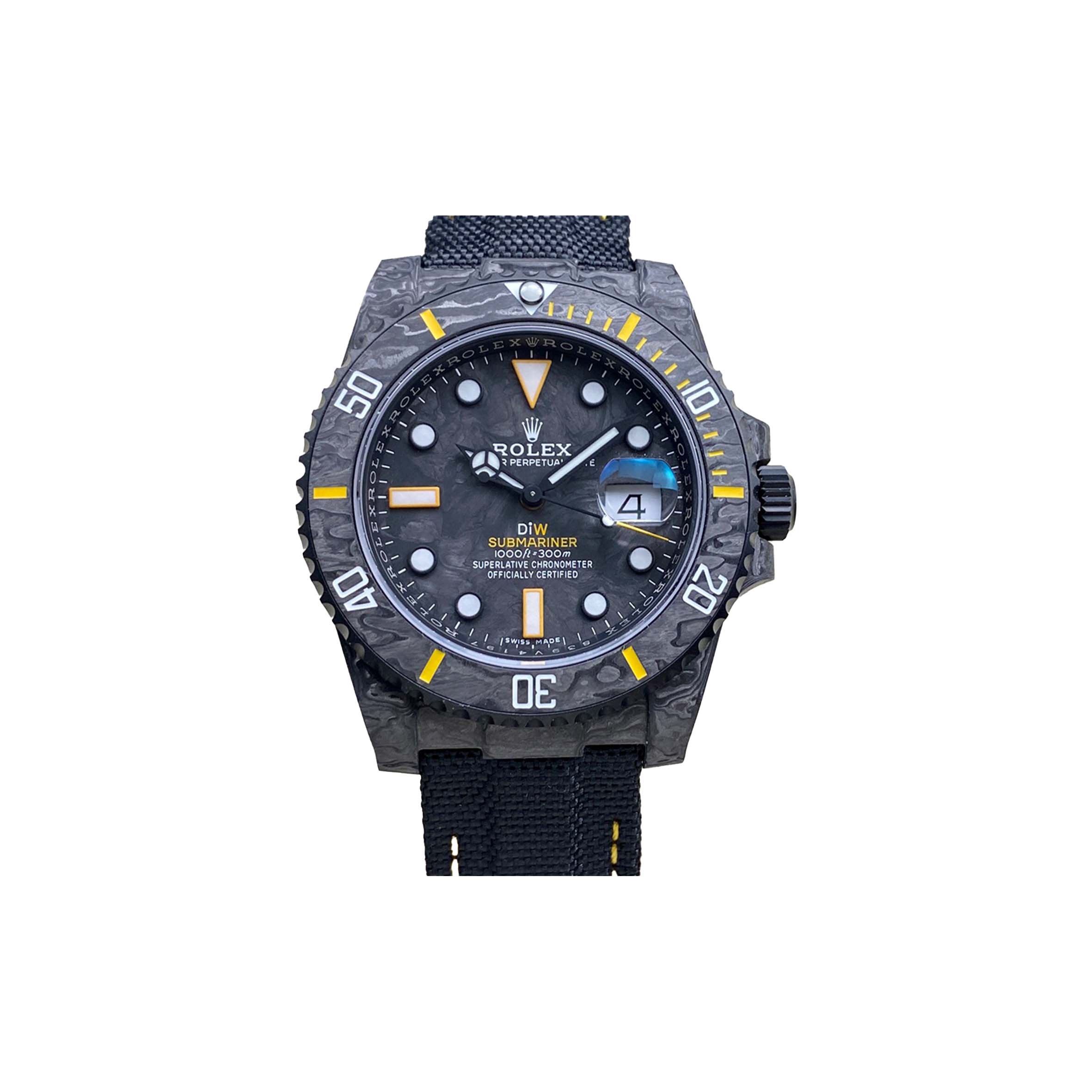 R*l*x submariner diw carbon fiber watch 116610