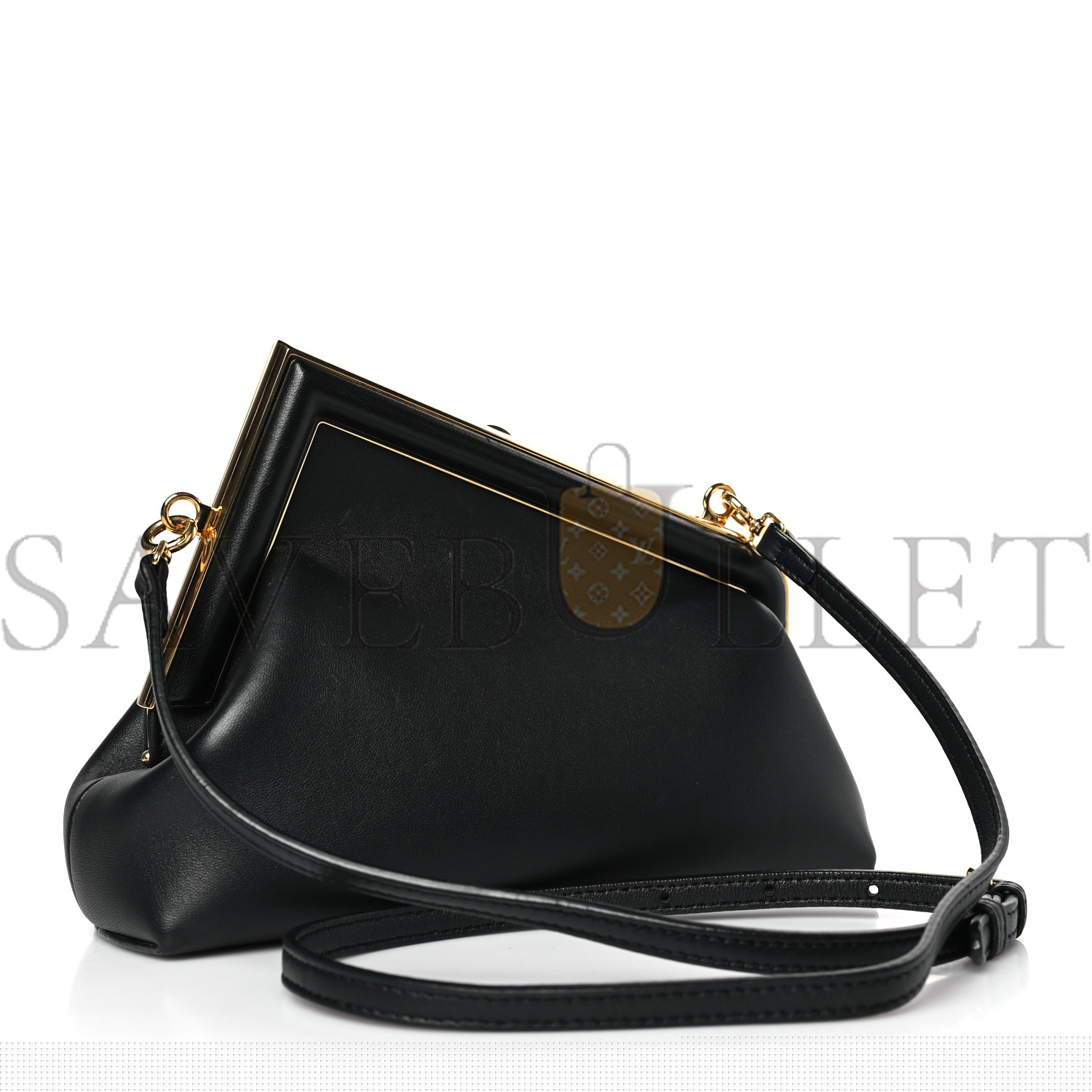 F**di shiny nappa small F**di first black (23*17*9cm)