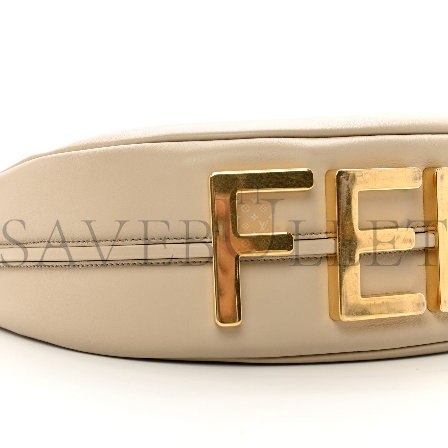 F**di vitello grace matte small F**digraphy hobo bag nuvola (28*23*10cm)