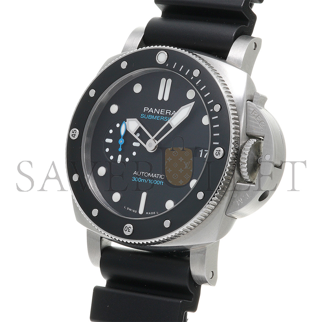 Pa*e*ai submersible automatic black dial 42 mm men