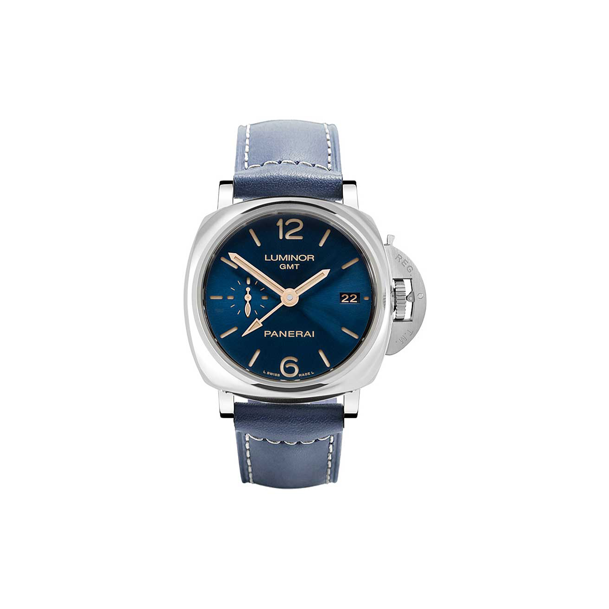 Pa*e*ai luminor blue dial watch pam688