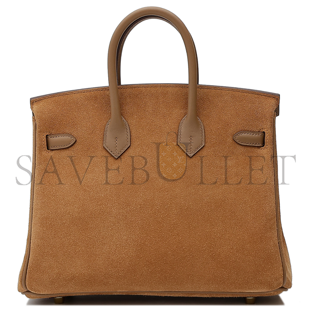 H**mes birkin 25 3g alezan chestnut bag 2376731 (25*20*13cm)