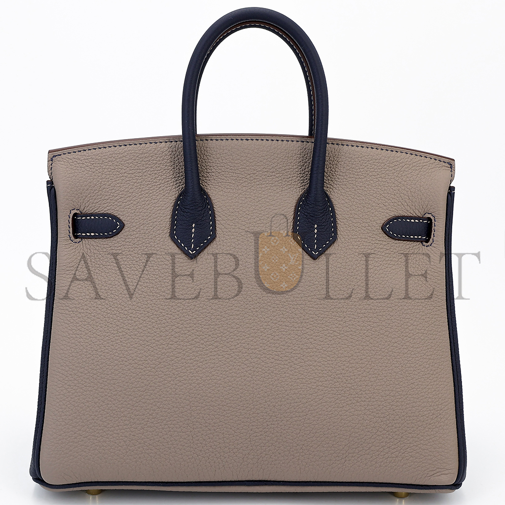 H**mes master birkin 30 hss chevre ck18 elephant grey bag 7597206287 (30*23*15cm)
