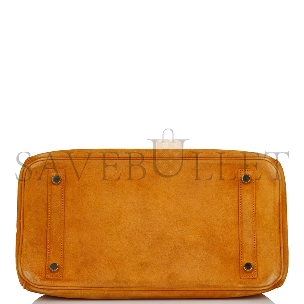 H**mes master birkin 30 potiron doblis gold hardware bag 5282117423 (30*22*16cm)