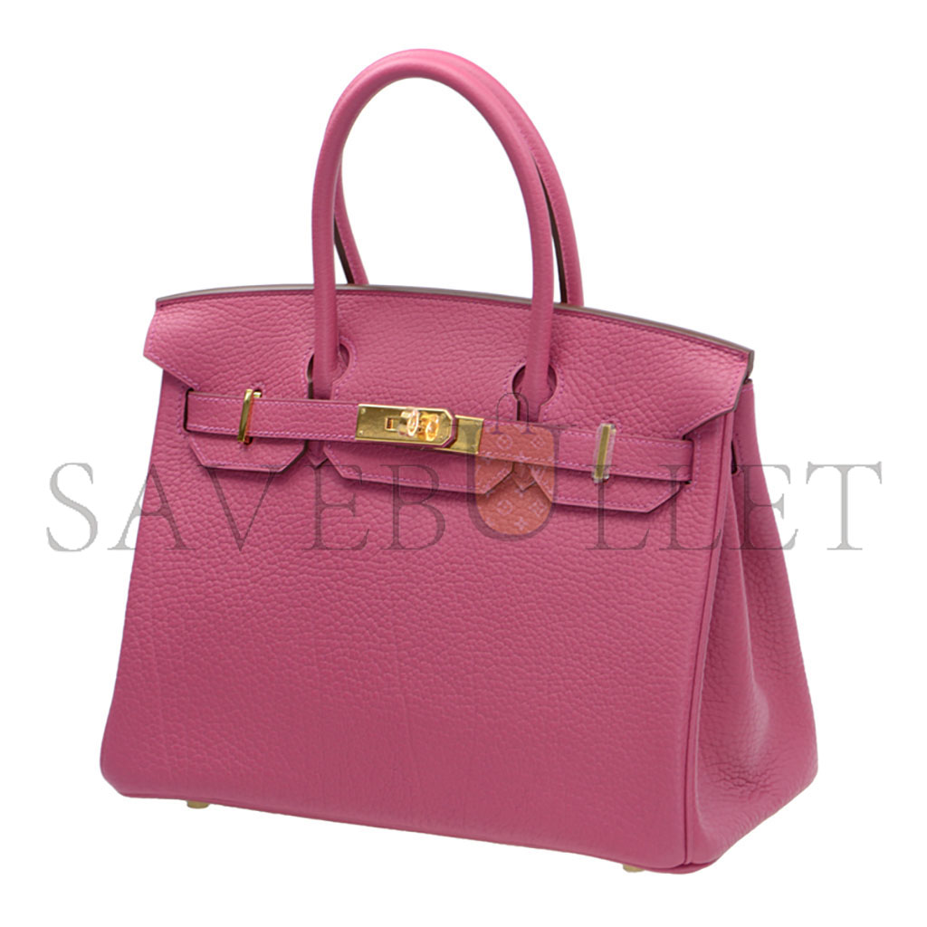 H**mes master birkin 25 togo leather pink bag bk25x9swcd (25*20*13cm)