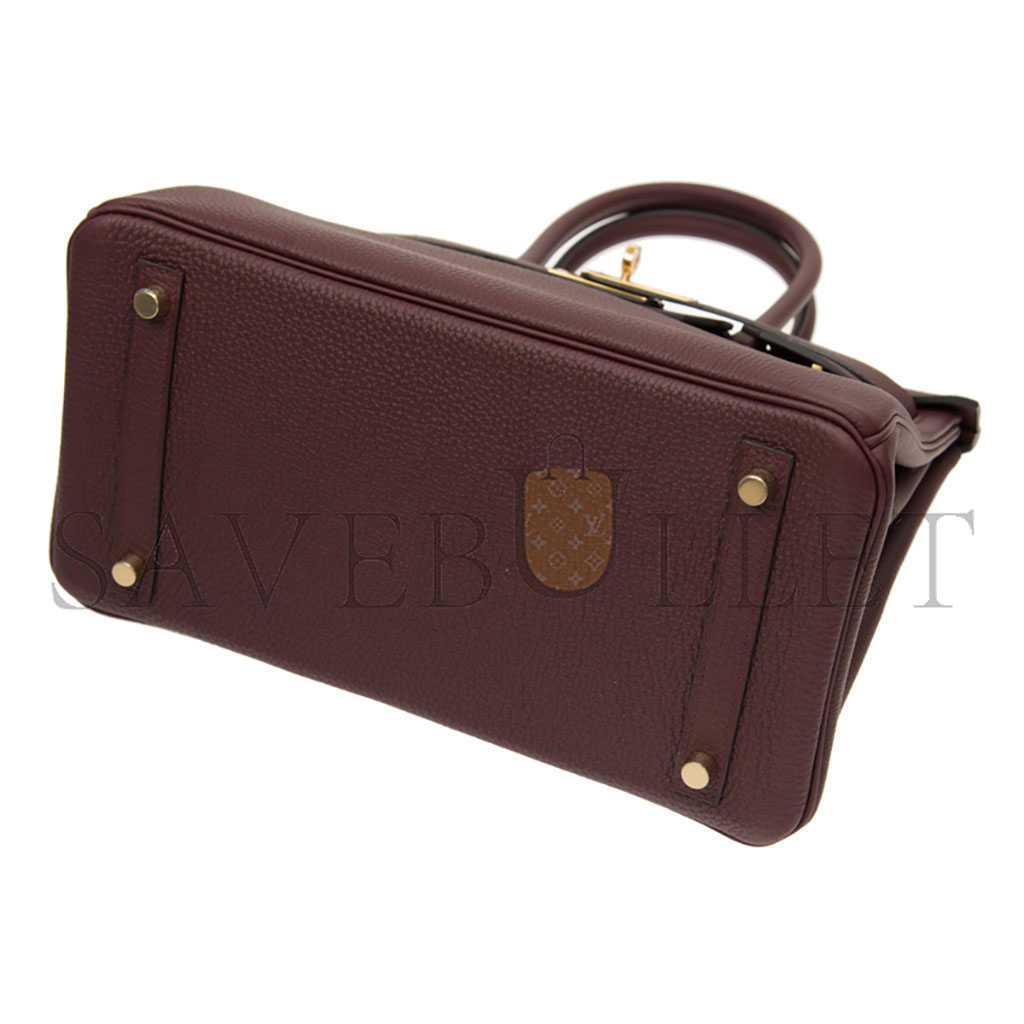 H**mes master birkin 30 togo leather saddle red gold buckle bag bk3057tggp (30*23*15cm)