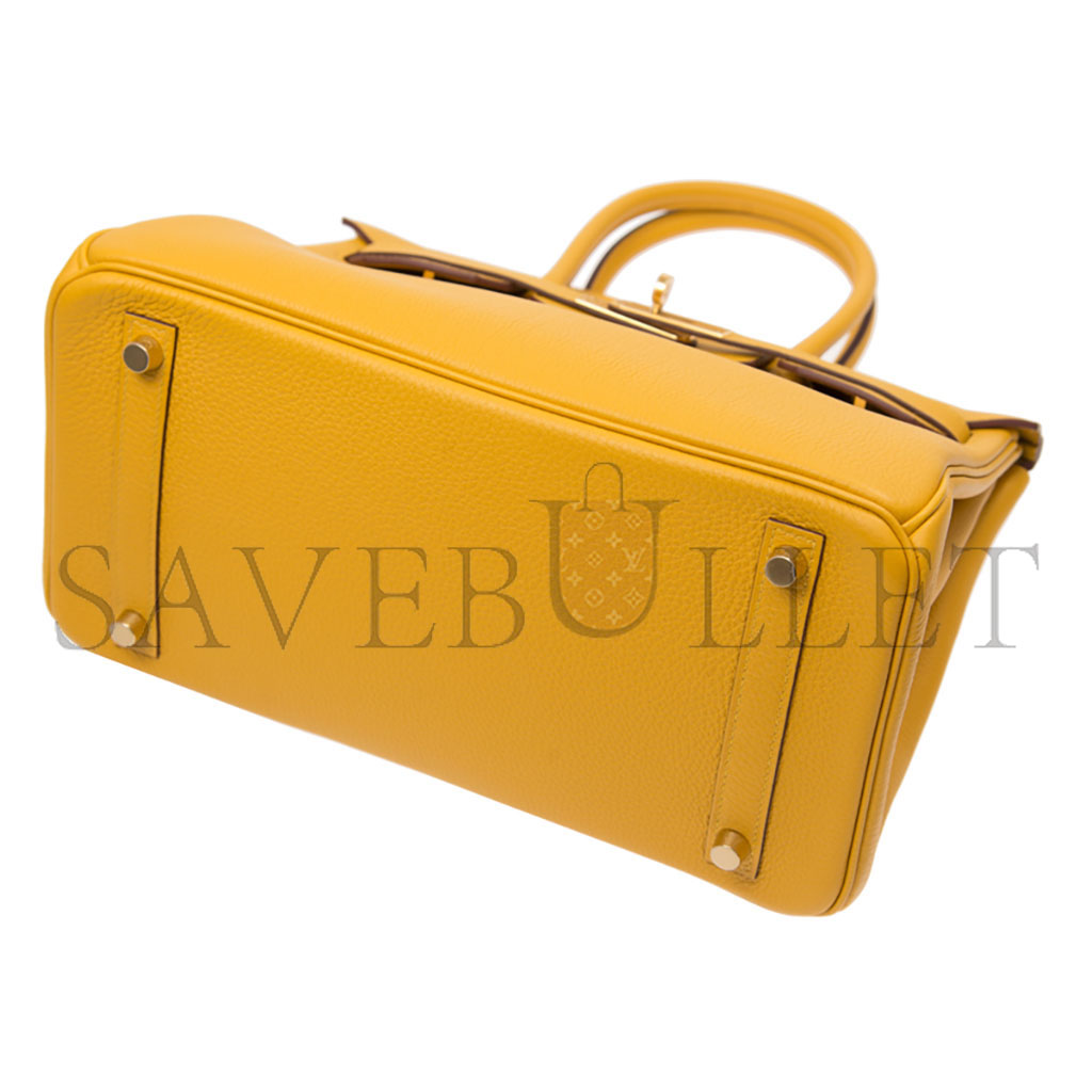 H**mes birkin 35 togo leather calfskin amber gold buckle bag bk309dtggp (35*28*18cm)