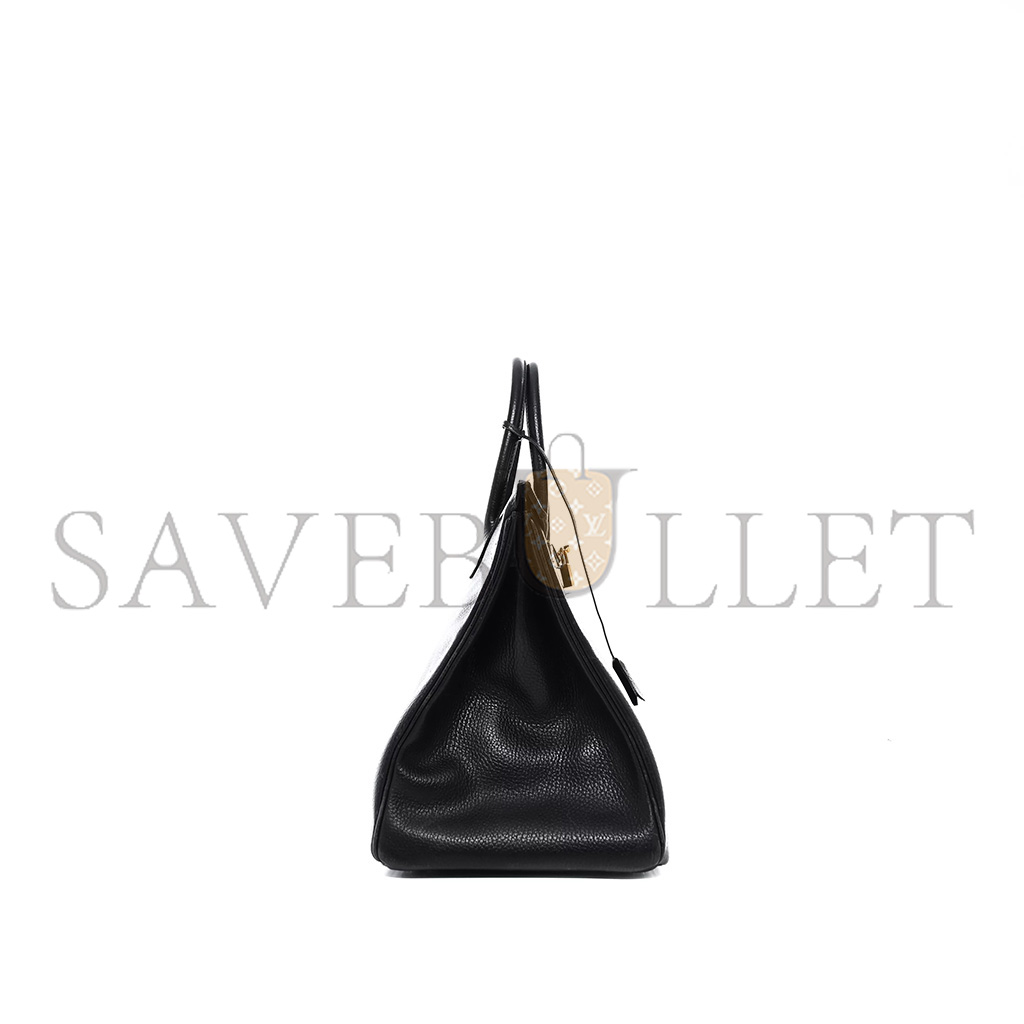 H**mes birkin 40 togo leather black gold buckle ws3148 (40*30*21cm)