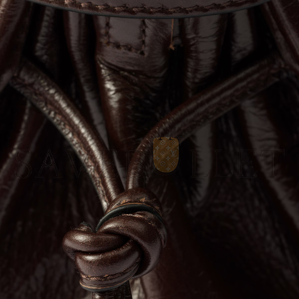 Pra*a bonnie medium leather handbag 1ba426 (32*15.5*12cm)