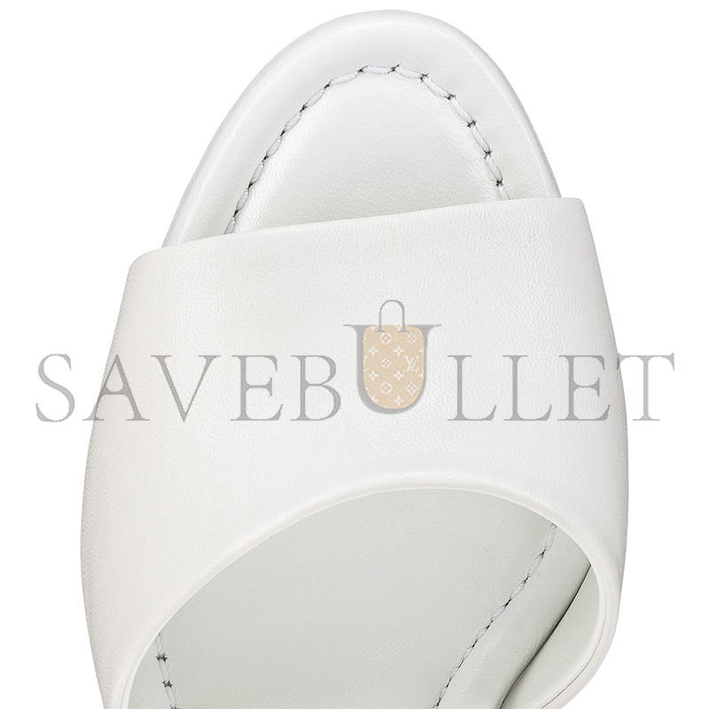 Ch**an louboutin jane mule 85 mm mules-nappa leather-bianco-women 1240728w302