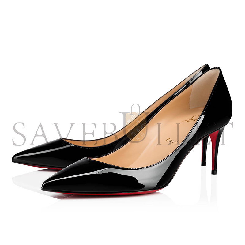 Ch**an louboutin kate 70 mm pumps-patent calf leather-black-women 3191451bk01