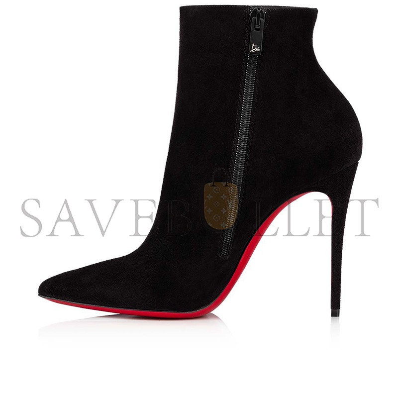Ch**an louboutin so kate booty 100 mm low boots-veau velours-black-women 1190007bk01