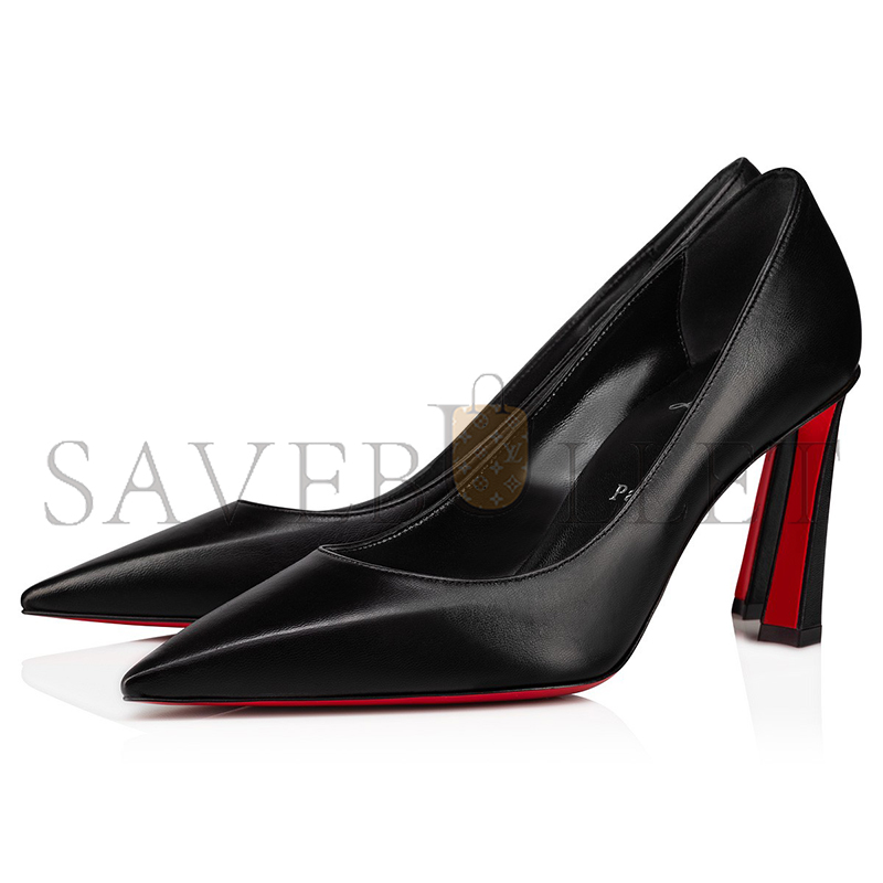 Ch**an louboutin condora 85 mm pumps-leather-black-women 1230134b439