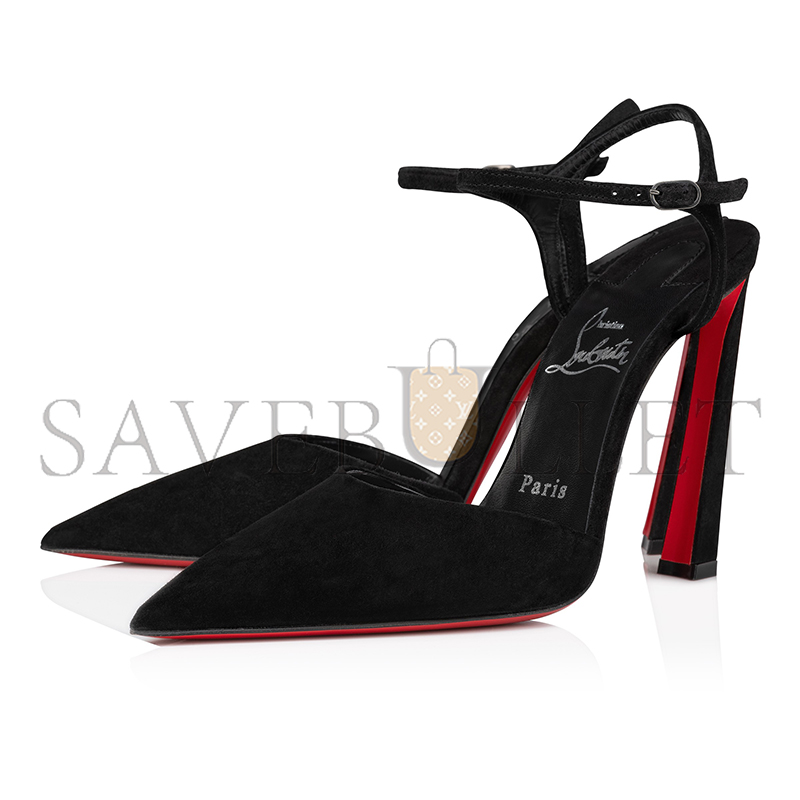 Ch**an louboutin condora riviera 100 mm pumps-veau velours-black-women 3240815b439