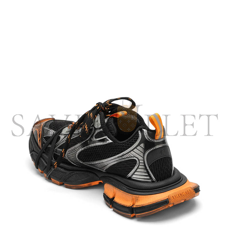 Ba*len*cia*ga 3 xl black orange grey mesh and polyurethane 734731w3xl31178