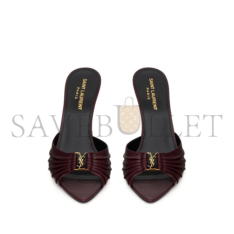 Y*L babylone mules in smooth leather 819075aaehf6629