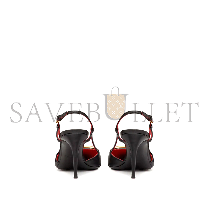 VALENTINO VLOGO SIGNATURE CALFSKIN SLINGBACK PUMP 80MM 3.15IN 5W2S0R01DSH_0NO