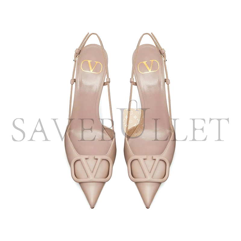 VALENTINO VLOGO SIGNATURE CALFSKIN SLINGBACK PUMP 80MM 3.15IN 5W2S0R01MZF_P45